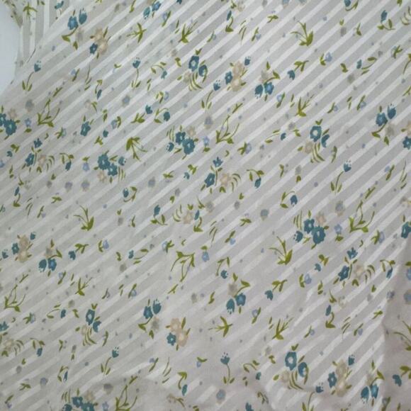 Free People Sweetest Thing Mini Dress Bell Long Sleeve Ruffle Buttons Floral 10 - Picture 8 of 13